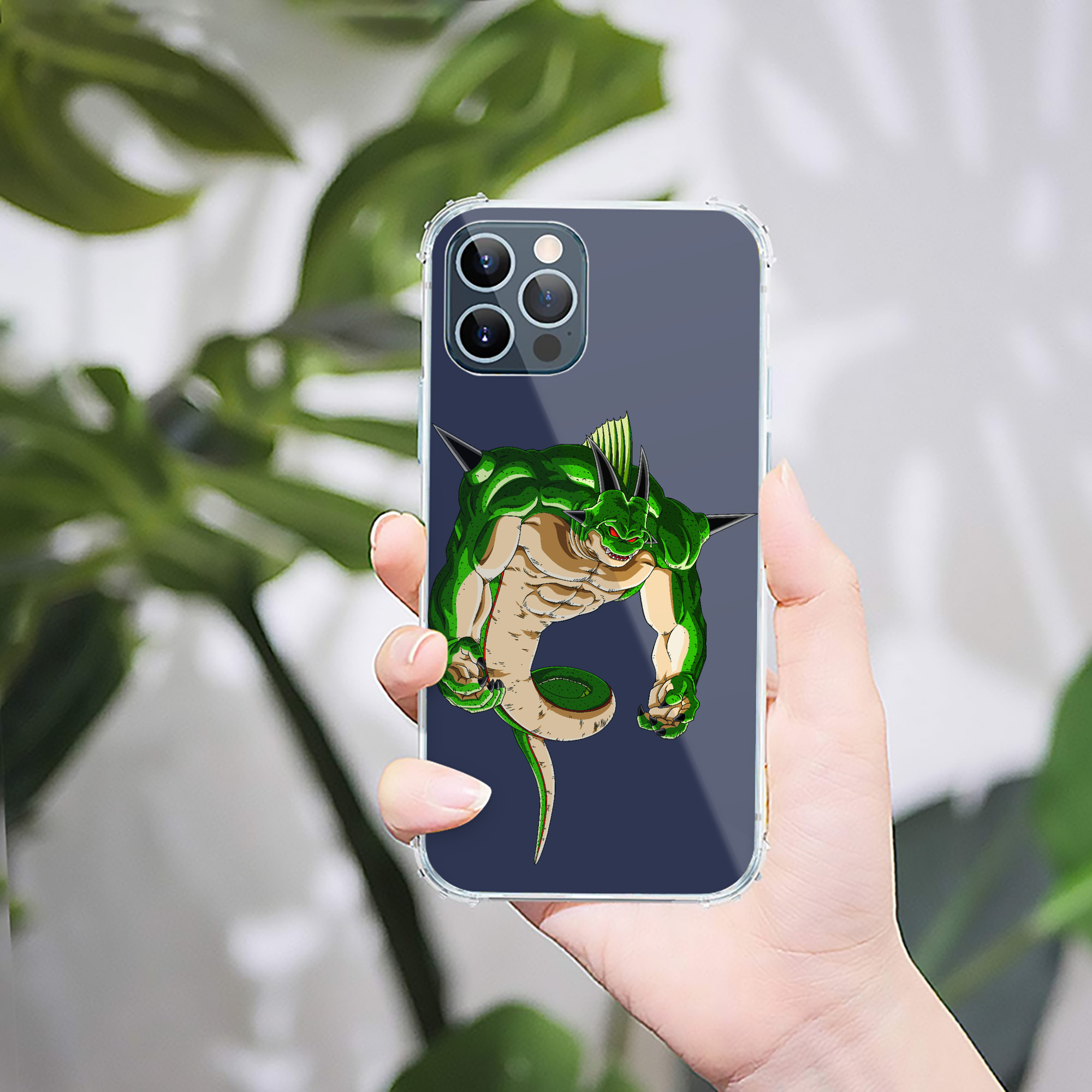 （画像用） ドラゴンボール 神龍 シェンロン DRAGON BALL Shenron 【iPhone 12シリーズ対応】透明スマホケース（クリアソフトケース）
